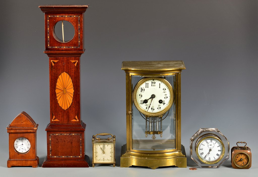 Grouping of Assorted Table Clocks, 5 total (1 of 10)