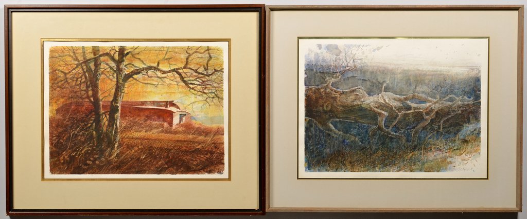 2 Carl Sublett Watercolor landscapes (1 of 7)