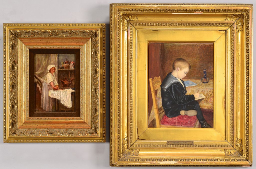 Two European Genre Paintings (1 of 10)