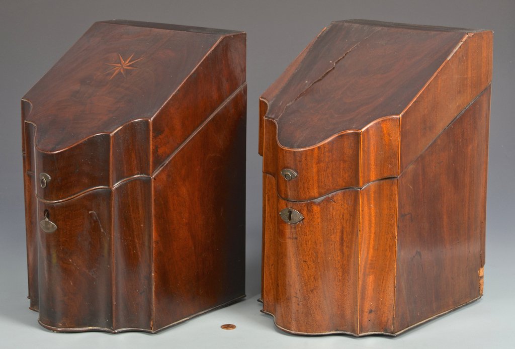 2 Mahogany Knife Boxes (1 of 10)