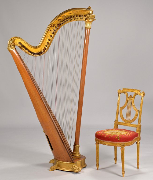 Pleyel, Wolff & Lyon Harp plus chair (1 of 10)