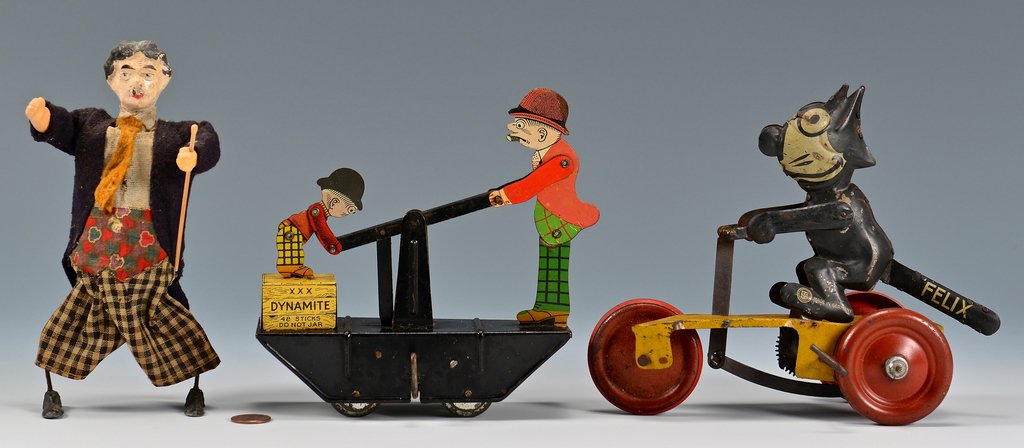 3 Vintage Tin Wind-Up Toys (1 of 10)