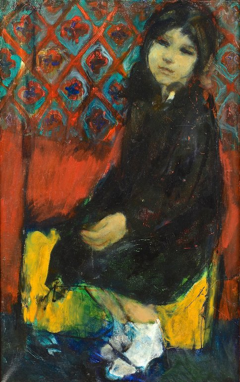 Arie Wachenhauser oil on canvas child portrait (1 of 8)