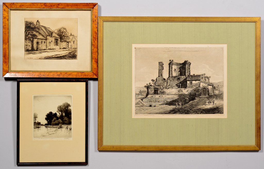 Group 3 Etchings, 19th & early 20th c. (1 of 10)
