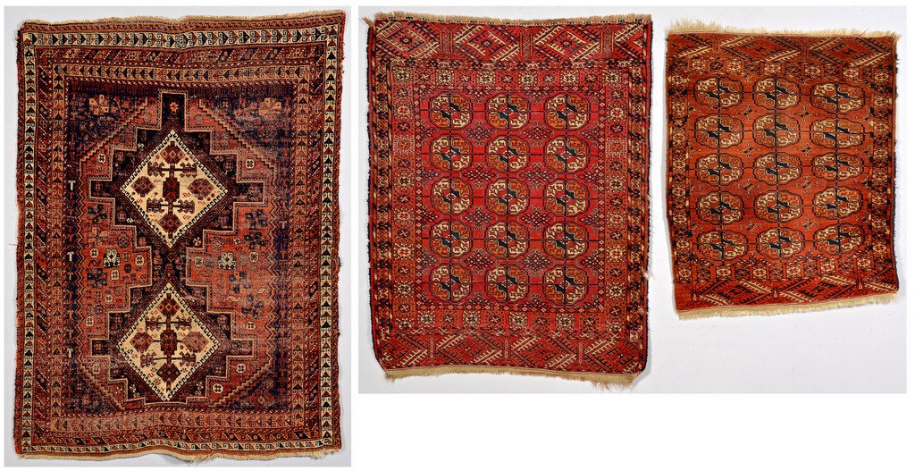 Group of 3 Antique Tribal Area Rugs (1 of 10)