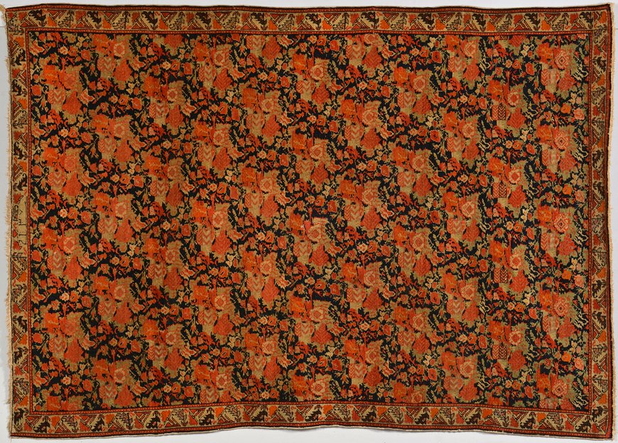 Mission Malayer area rug, early 20th c. (1 of 10)