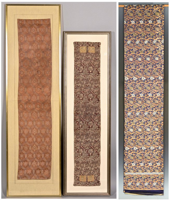 3 Asian Silk Brocade Textiles (1 of 10)