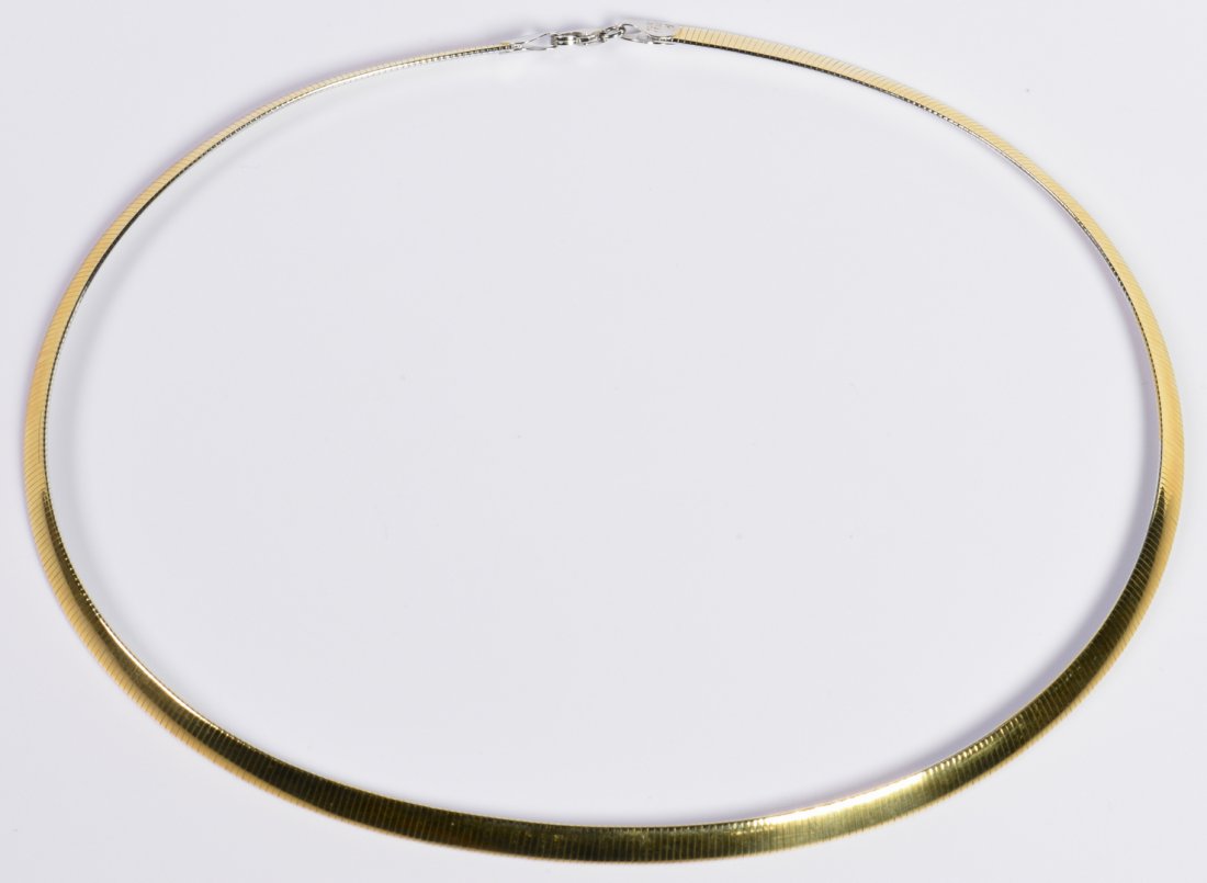 14K Yellow and White Reverse Collar Necklace (1 of 6)