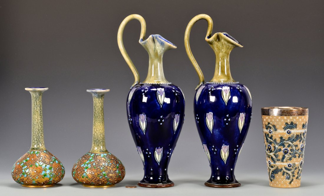 Group Doulton Pottery Items, 5 pcs. (1 of 10)