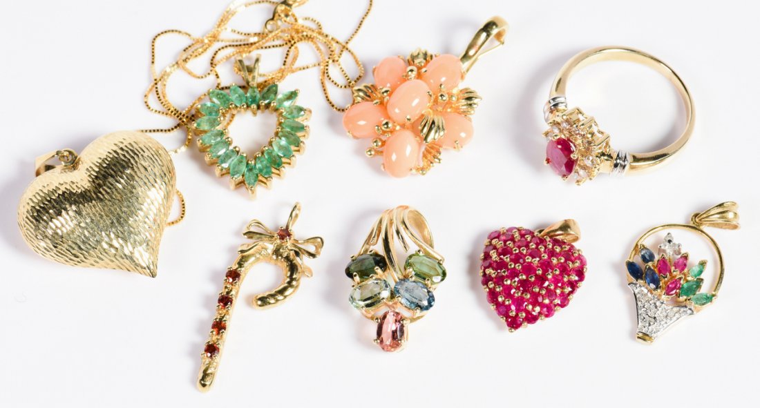 Group Gold Stone Jewelry (1 of 6)