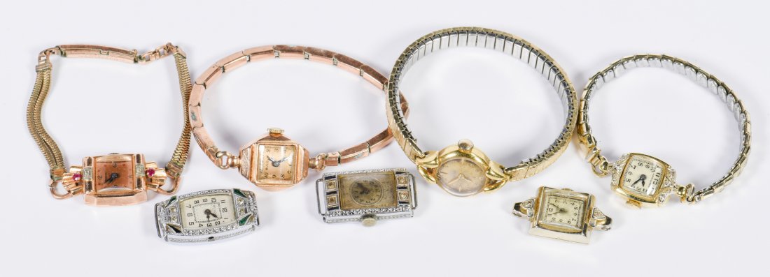 Group Vintage 14K Ladies Watches (1 of 7)