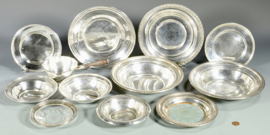 12 Assorted Sterling Silver Holloware Items (1 of 10)