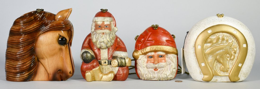 4 Timmy Woods Beverly Hills Carved Wooden Purses (1 of 9)