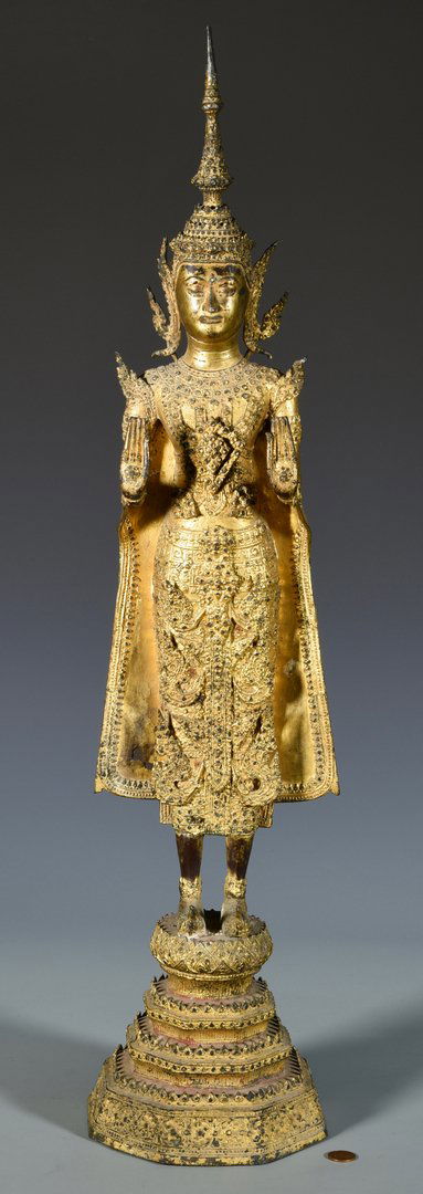 Southeast Asian Gilt Bronze Buddha (1 of 10)