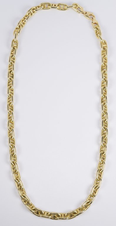 14K Heavy Gucci Link Necklace, 132 grams (1 of 8)
