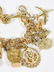 Gold Charm Bracelet, 94.4 grams, 22 charms - 7