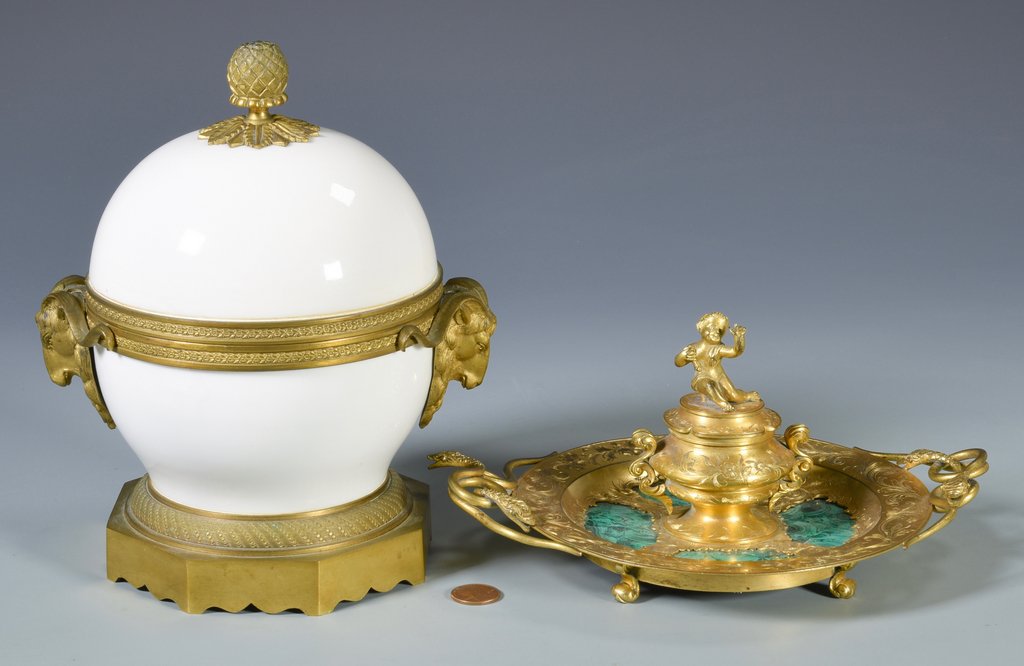 Bronze Mounted Box & Inkwell (1 of 7)