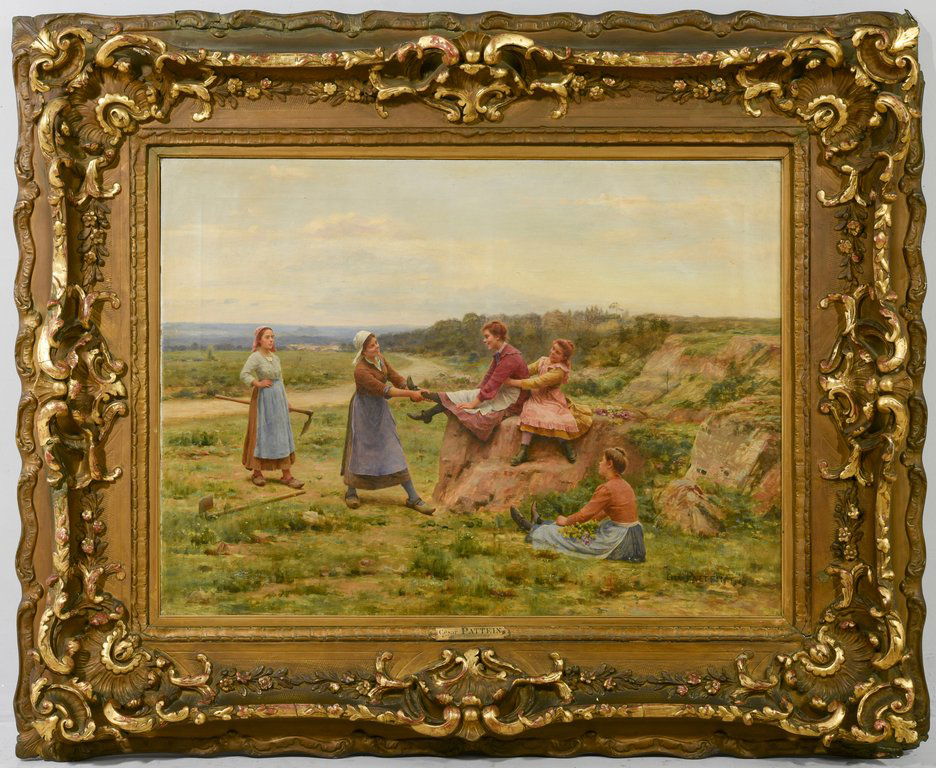 Cesar Pattein O/C, "Pastoral Games" (1 of 10)