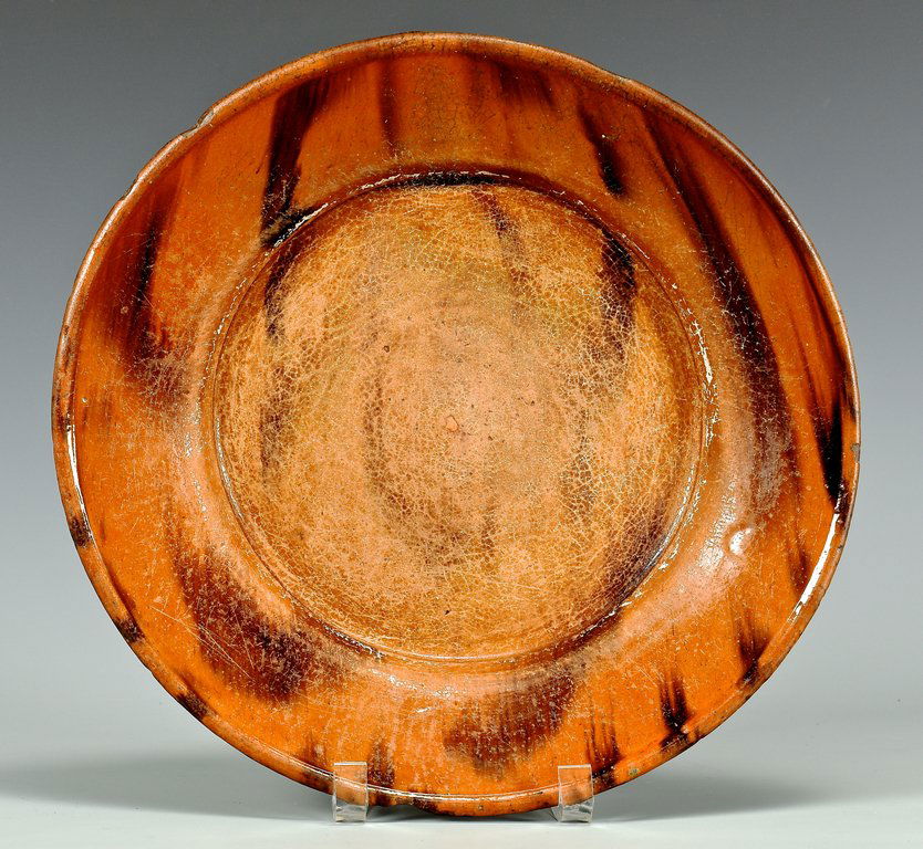 Earthenware Manganese Decorated Charger (1 of 5)
