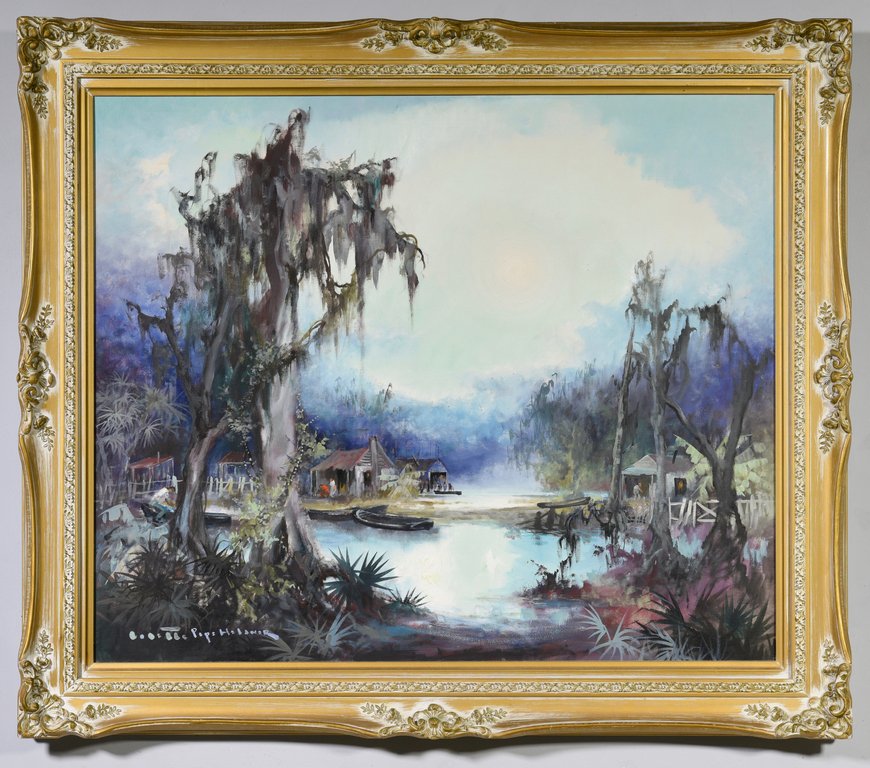 Colette Heldner Swamp Scene Oil on Canvas (1 of 10)