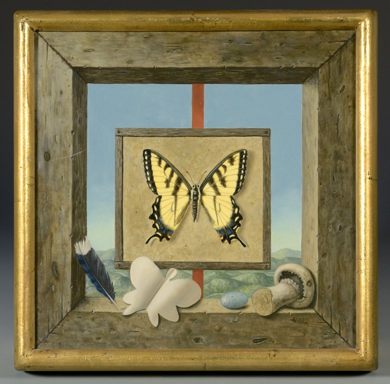 Werner Wildner Trompe L'Oeil painting, (1 of 7)