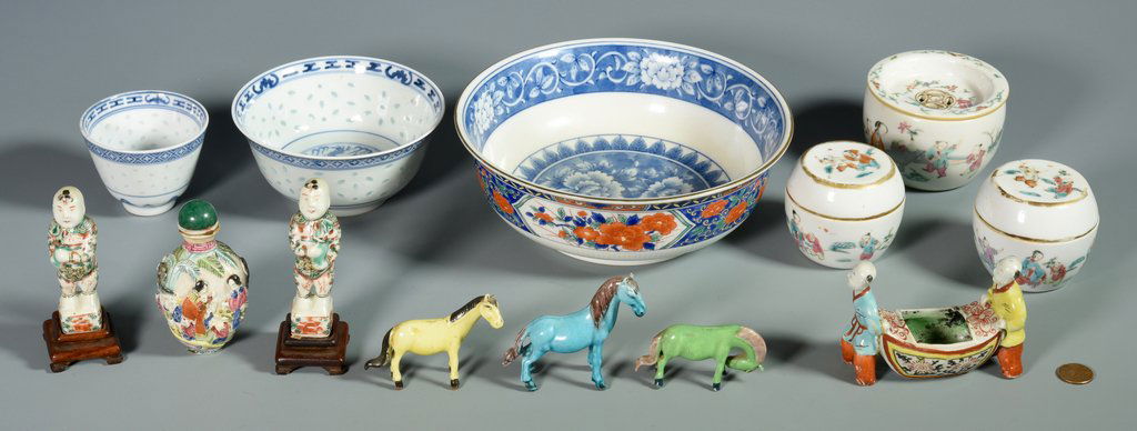 Grouping of Asian Porcelain & Pottery Items, 13 pcs. (1 of 10)