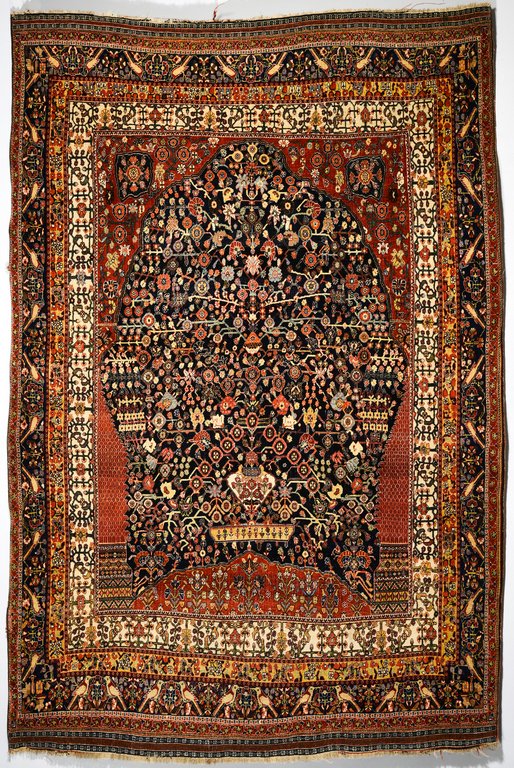 Vintage Persian Qashqai rug, 5'1" x 7'8" (1 of 10)