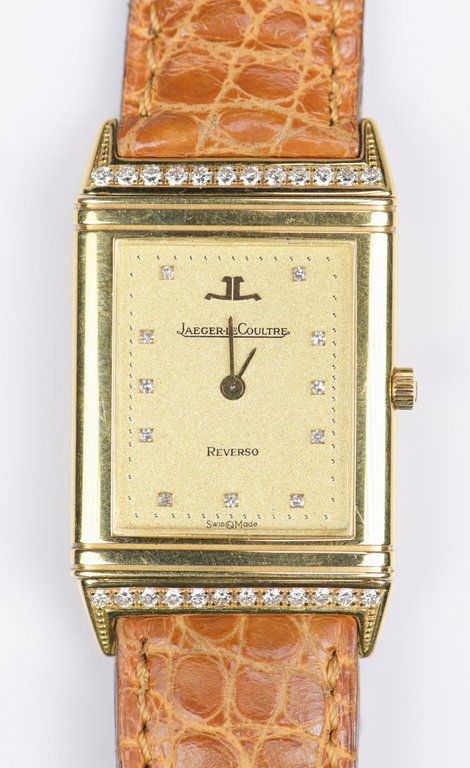 18K Jaeger-LeCoultre Reverso Quartz Watch (1 of 8)