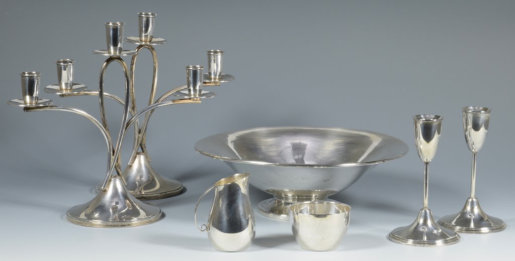 7 Modernist Sterling Silver Items (1 of 10)