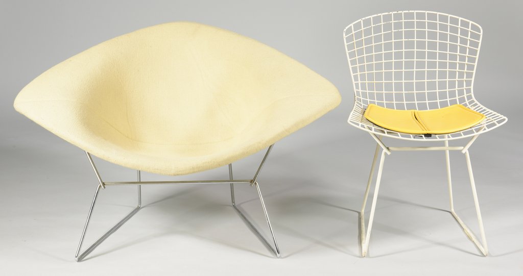 2 Harry Bertoia Knoll chairs (1 of 7)