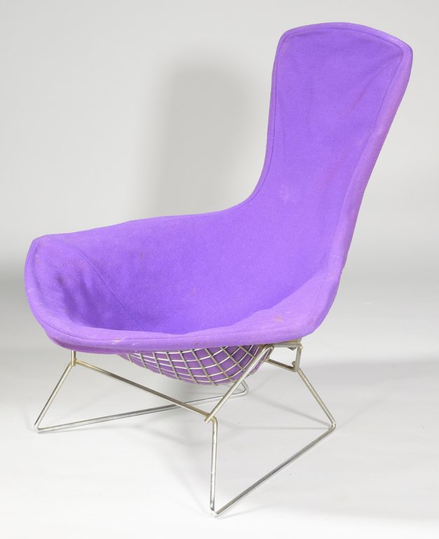 Harry Bertoia Knoll Bird Chair, labeled (1 of 4)