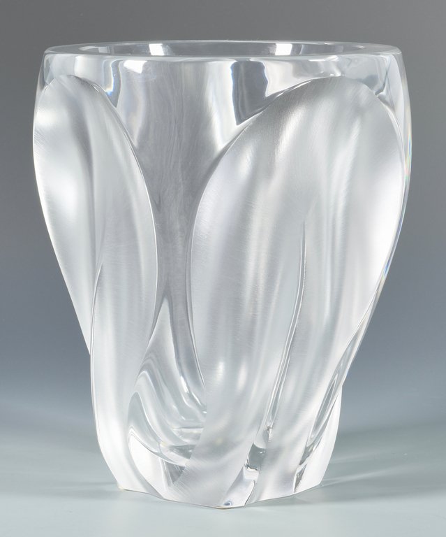 Large Lalique Ingrid Glass Vase (1 of 7)