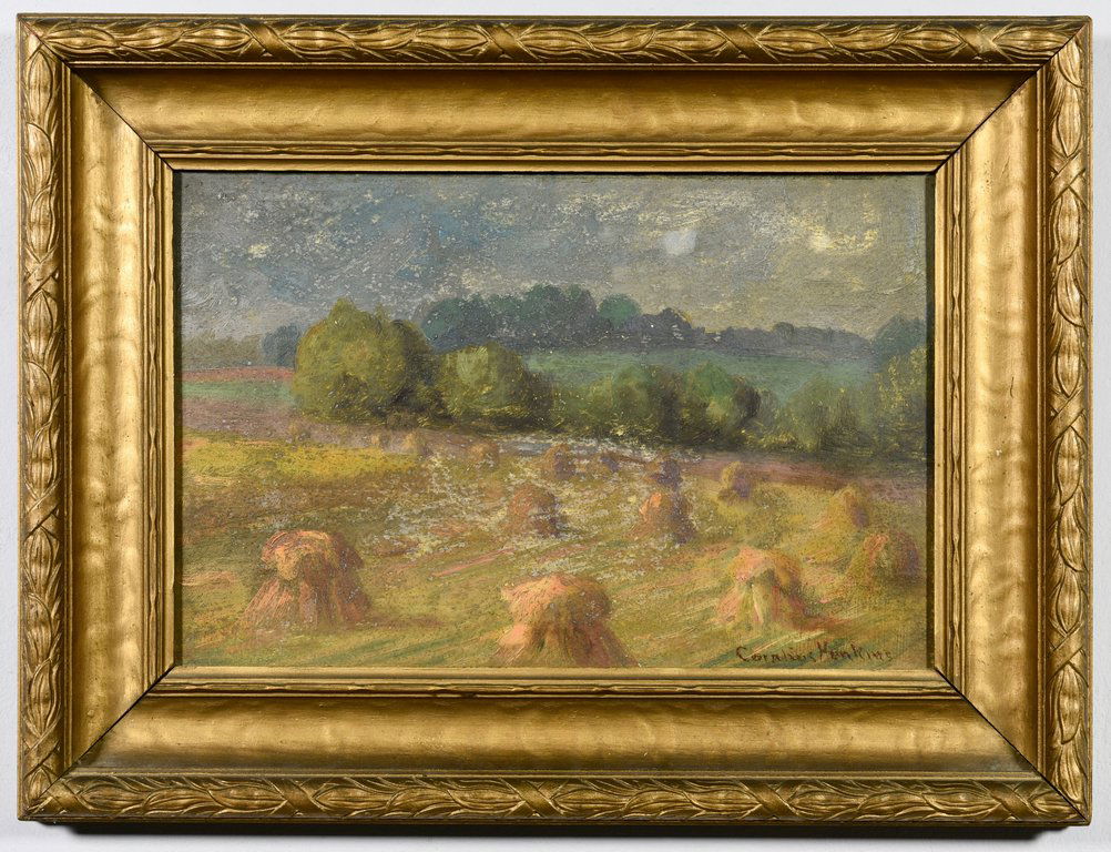 Cornelius Hankins Oil on Board Landscape (1 of 8)
