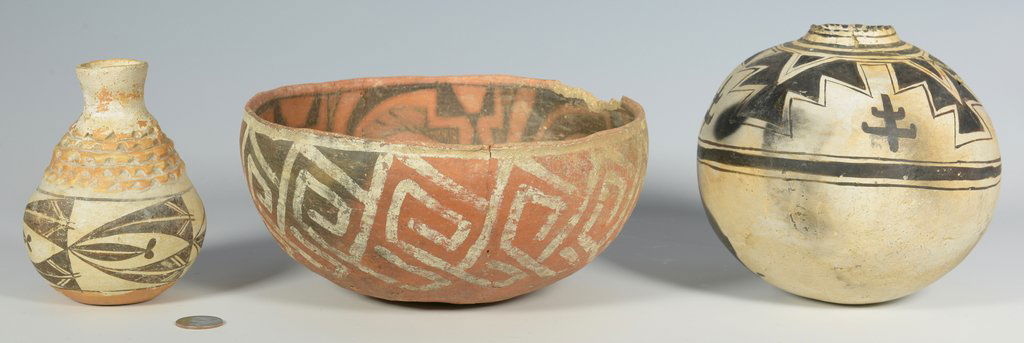 3 Early Southwestern Pots inc. St. John's (1 of 9)