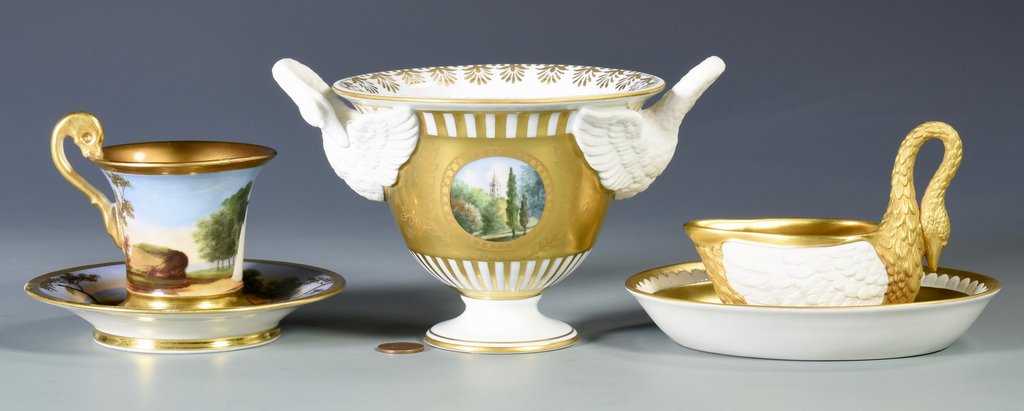 3 European Porcelain Items inc. Dresden (1 of 10)