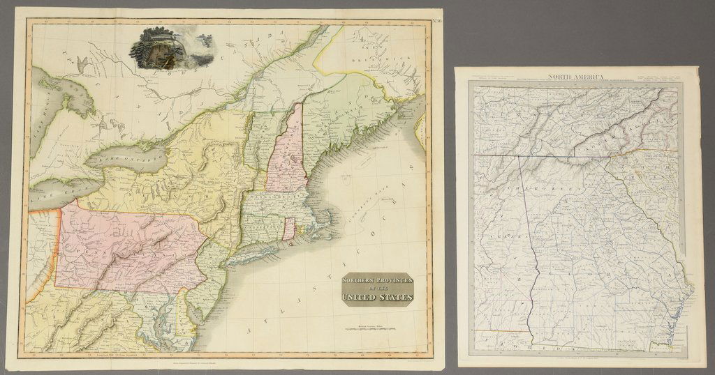 2 United States Maps, including 1817. (1 of 10)