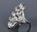 Art Deco Diamond and Sapphire Ring - 2