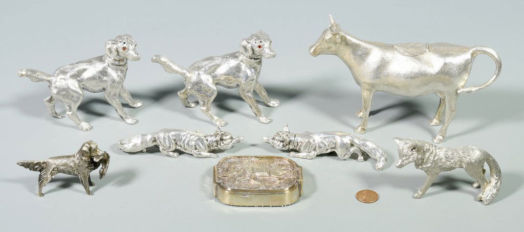 7 Silver Animal Figures (1 of 10)