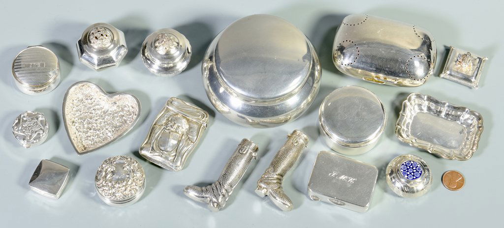 Group Sterling  Silver Trinkets, 15 items (1 of 9)