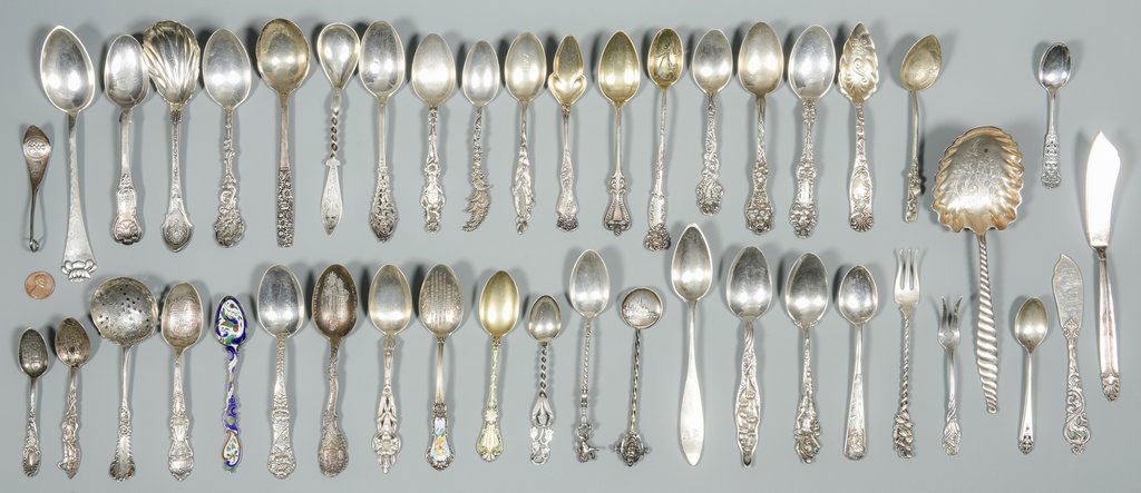 Assorted World Silver Flatware, 43 items (1 of 10)