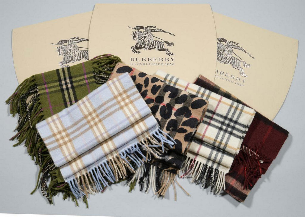 5 Burberry Scarves (1 of 10)