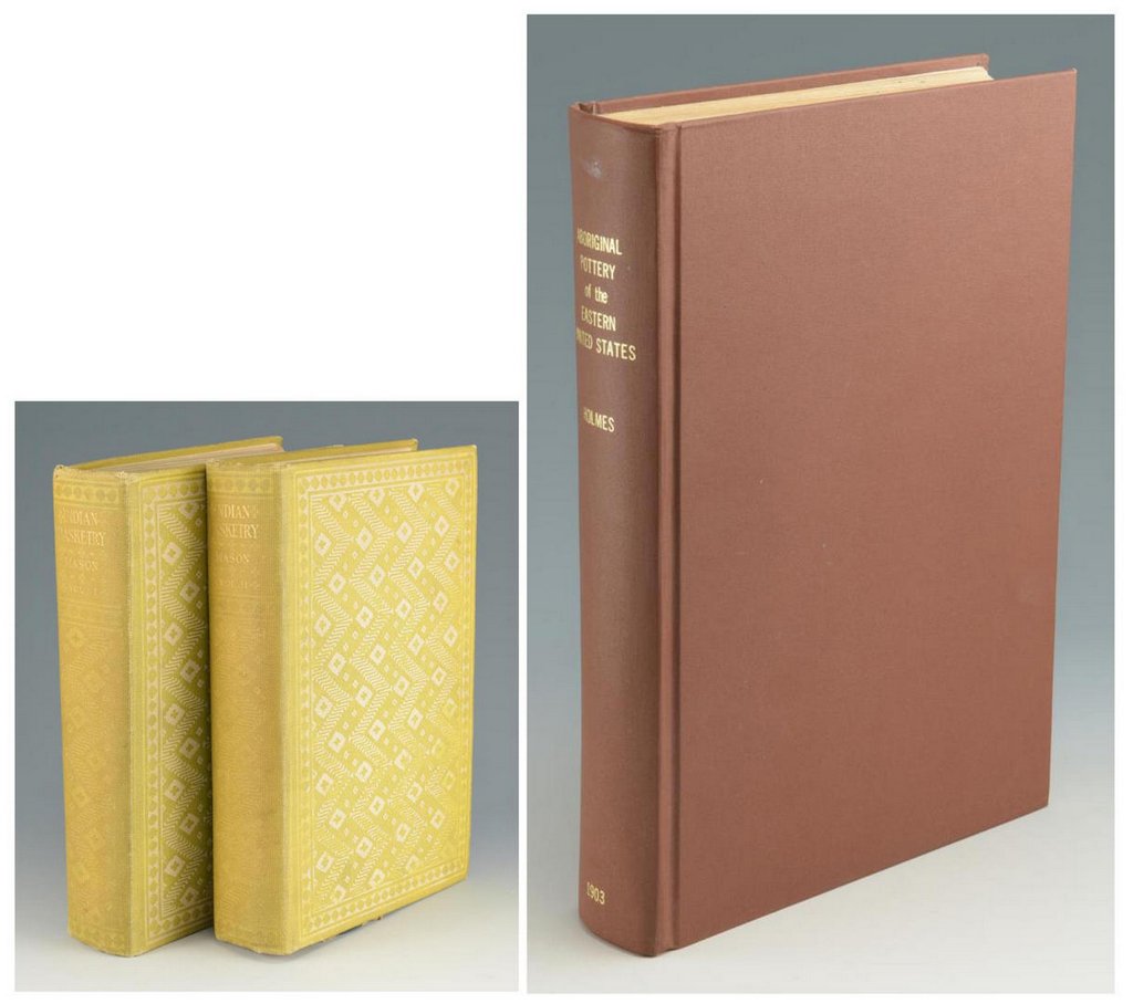 Mason. Indian Basketry (2 volumes),  First Edition; (1 of 10)