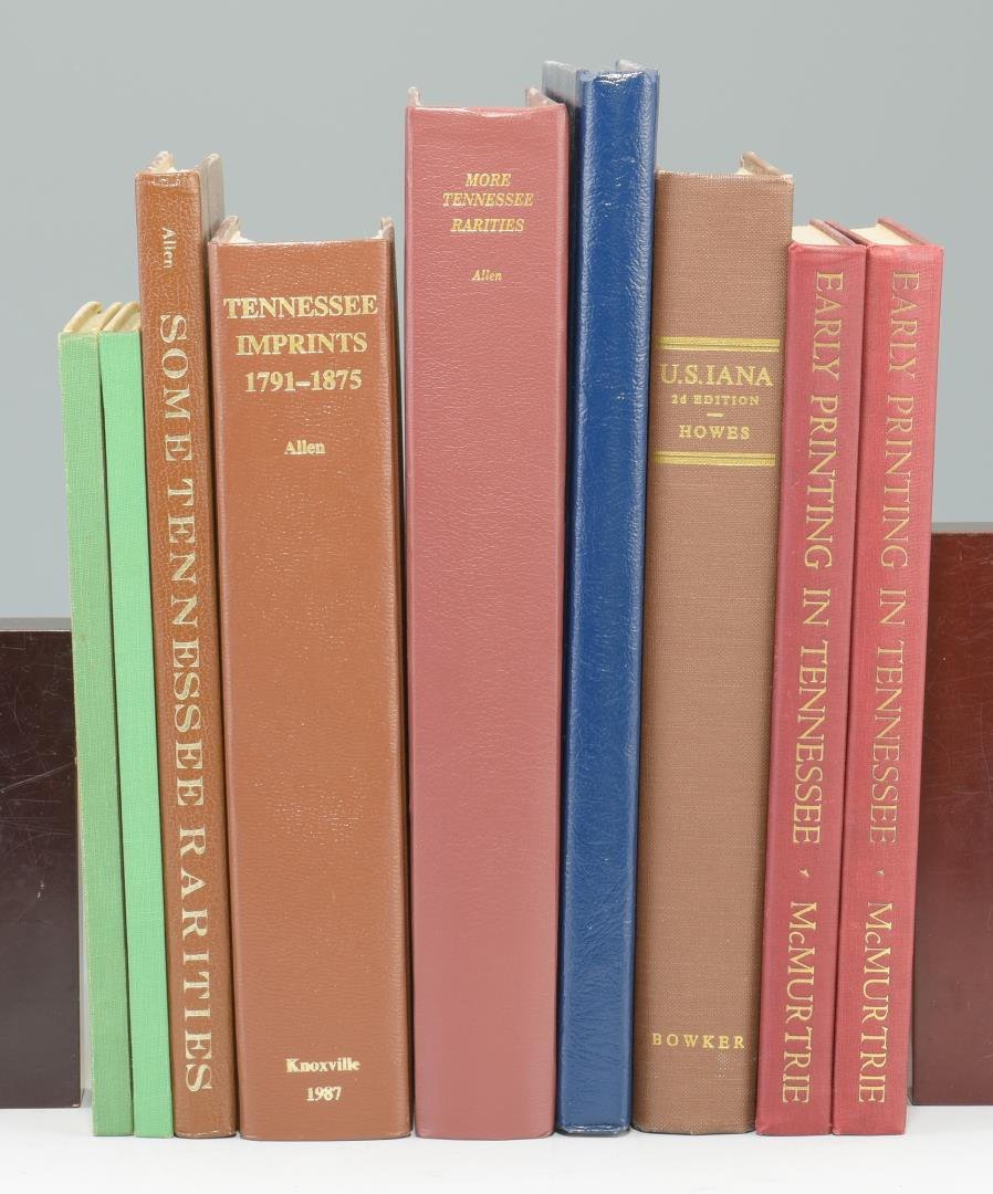 Lot of 9 Tennessee Reference Books inc/Printers (1 of 2)