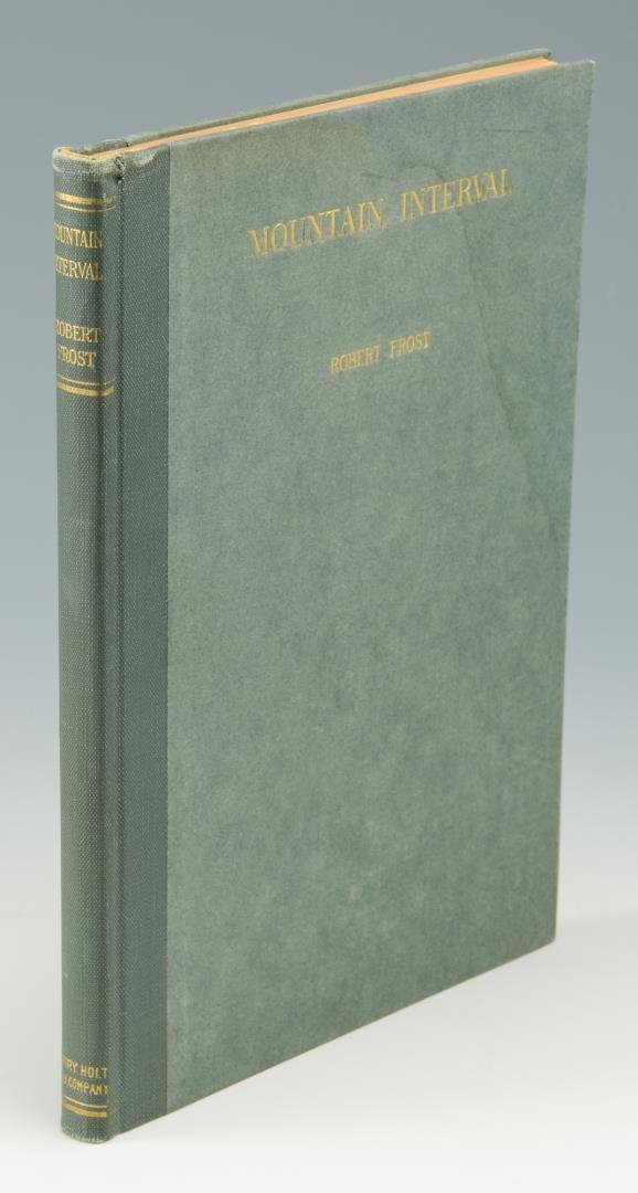 Robert Frost signed Mountain Interval 1924 (1 of 7)