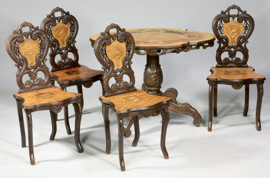 Edelweiss Brienz Table Suite w/ Music Box Chair (1 of 10)