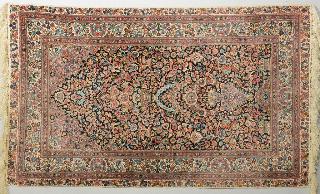 Silk Hereke Carpet, Tree of Life (1 of 8)