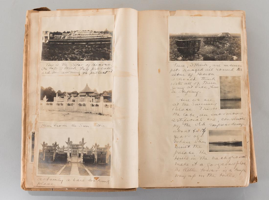 Diary of Far East Travels 1924-1944: Travel diary scrapbook of Fred Satterfield, of the National City Bank of New York, Far East Division, documenting his time in China and Japan in 1924 when he was sent by the bank to Tianjin (Tientsin)