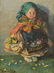 Ritta Boemm O/B Portrait of Young Peasant Girl