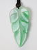 Chinese necklace w/ leaf form jadeite pendant - 4