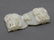 carved Chinese white jade belt buckle, Qing dynasty